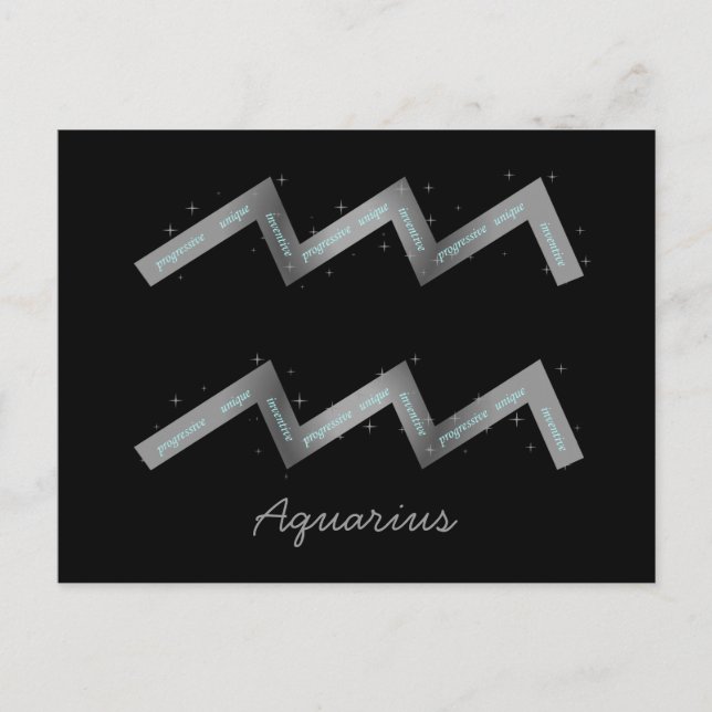 Aquarius Postcard Postkarte (Vorderseite)