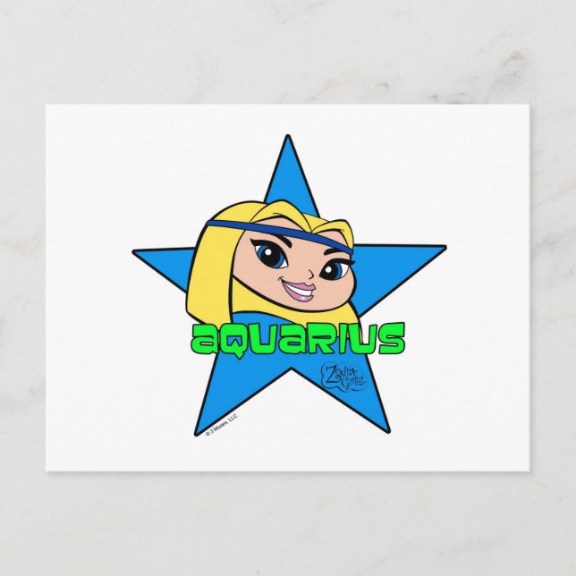 Aquarius Postcard Postkarte (Vorderseite)