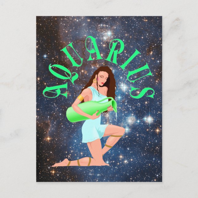 Aquarius Postcard Postkarte (Vorderseite)