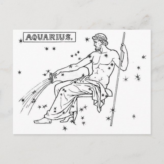 Aquarius Postkarte (Vorderseite)