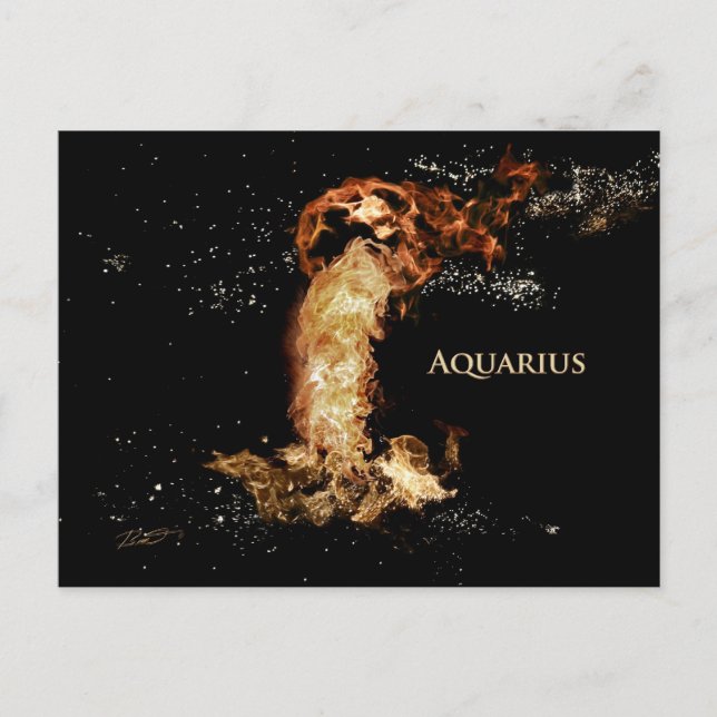 Aquarius Postkarte (Vorderseite)
