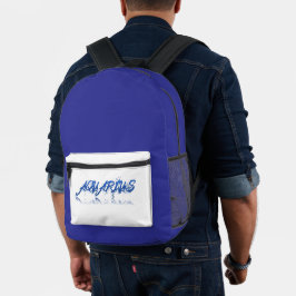 Aquarius Reflection Bedruckter Rucksack