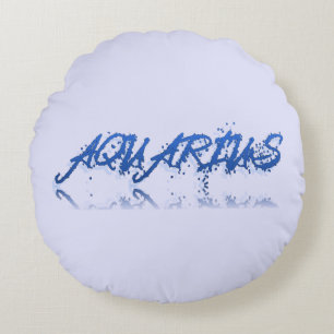 Aquarius Reflection Rundes Kissen