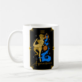 Aquarius Saucy signiert astrologische Tasse