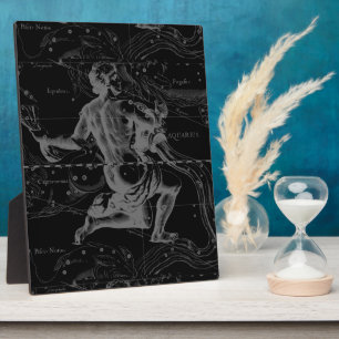 Aquarius Sign Constellation Map von Hevelius Fotoplatte