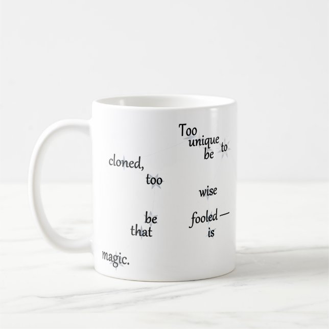 Aquarius Spaß & Inspirierend Design Tägliche Nutzu Kaffeetasse (Links)