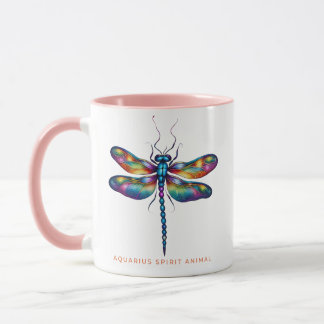 Aquarius Spirit Animal Dragonfly Alebrije Tasse