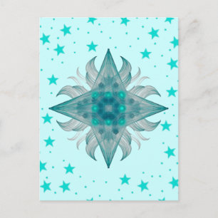 Aquarius Star Postcard Postkarte