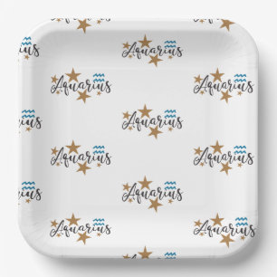 Aquarius Star Sign Pappteller