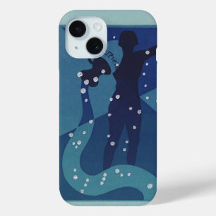 Aquarius-Sternbild, Vintage Zodiakastasenlogie iPhone 15 Hülle