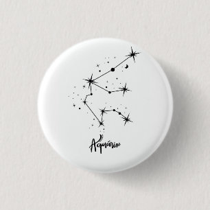 Aquarius-Sternzeichen-Geschenk Aquarius-Astrologie Button