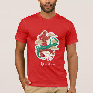 Aquarius-Sternzeichen-Künstlerisches-Symbol-T-Shir T-Shirt
