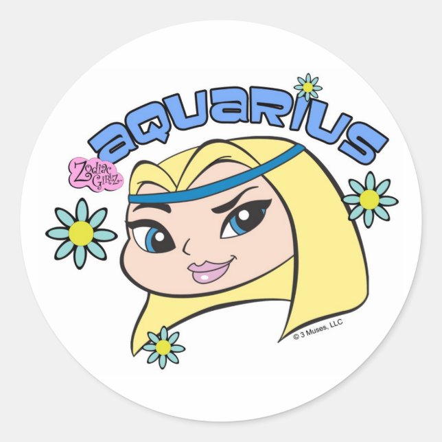 Aquarius Stickers (Vorderseite)