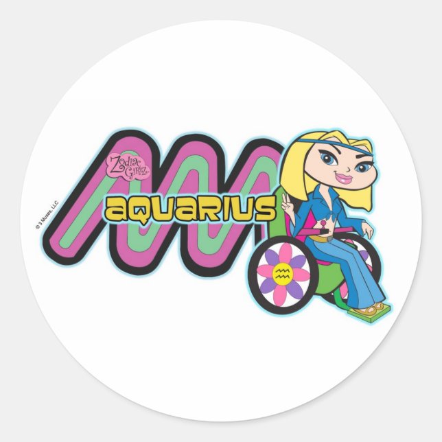 Aquarius Stickers (Vorderseite)