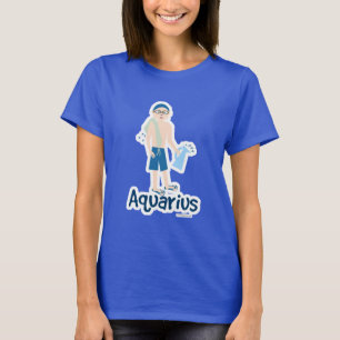 Aquarius Süßer Wassermann-Sternzeichen Cartoon T-Shirt