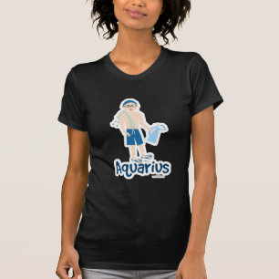 Aquarius Süßer Wassermann-Sternzeichen Cartoon T-Shirt
