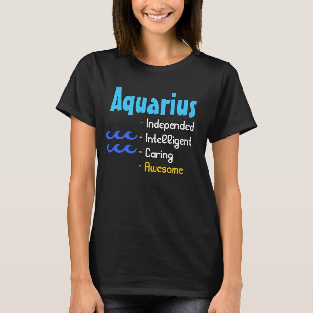 Aquarius T-Shirt (Vorderseite)