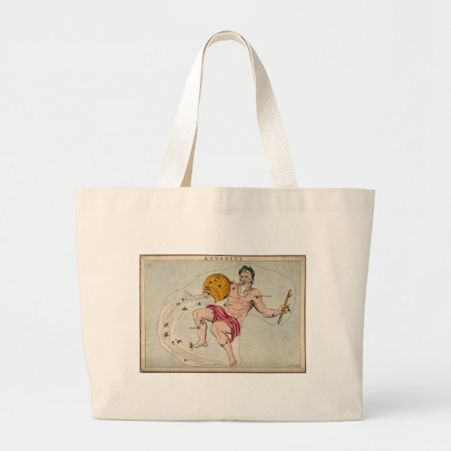Aquarius-Tasche Jumbo Stoffbeutel (Vorne)
