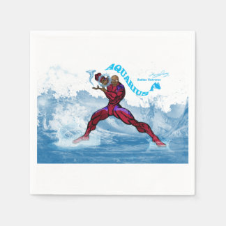 Aquarius Thema Geburtstagsparty Gunst Paper Napkin Serviette