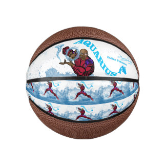 Aquarius-Themen-Geburtstagsfeier Mini-Basketball. Mini Basketball