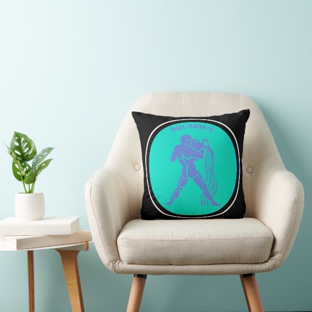 Aquarius Throw Kissen (Stuhl )
