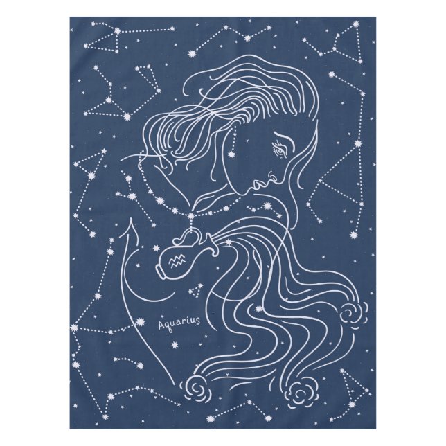 Aquarius Tischdecke (Vorderseite)