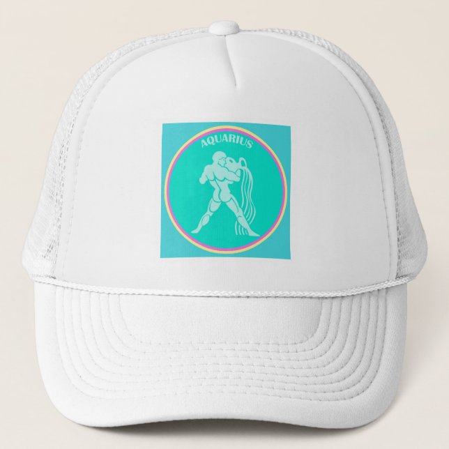 Aquarius Trucker Hat Truckerkappe (Vorderseite)