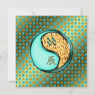 Aquarius und Feuerdrache Karte