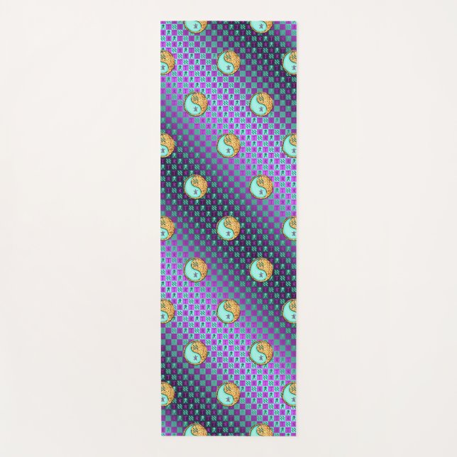 Aquarius und Feuerwehr Yogamatte (Vorderseite)