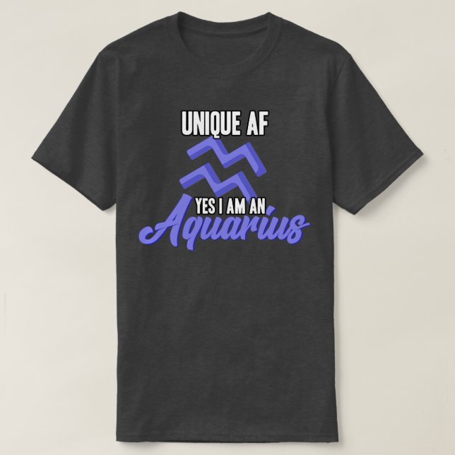 Aquarius Unique T-Shirt (Design vorne)