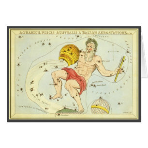 Aquarius, Vintage Konstellation, Uranischer Spiege