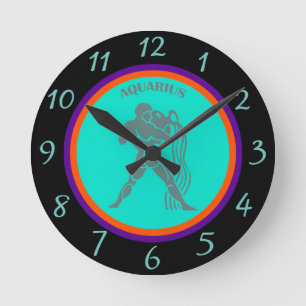 Aquarius Wall Clock Runde Wanduhr