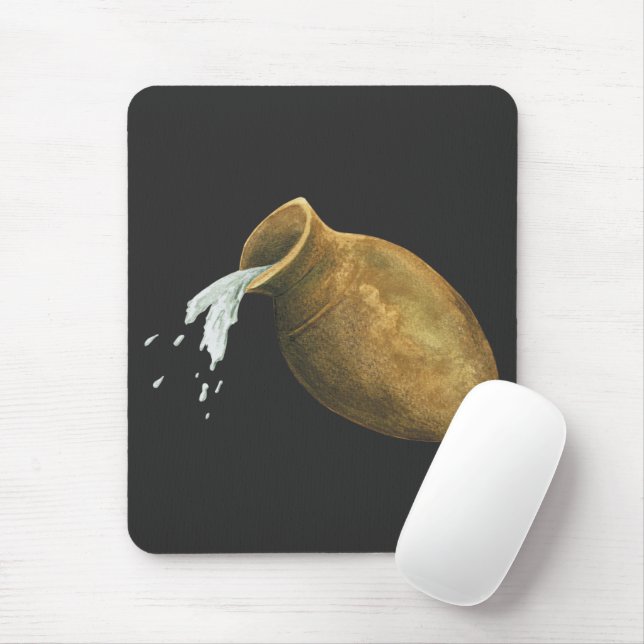 Aquarius Wasserträger Sternzeichen Zodiac Astrolog Mousepad (Mit Mouse)