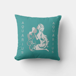 Aquarius Water Bearer Zodiac American jo Pillow Kissen