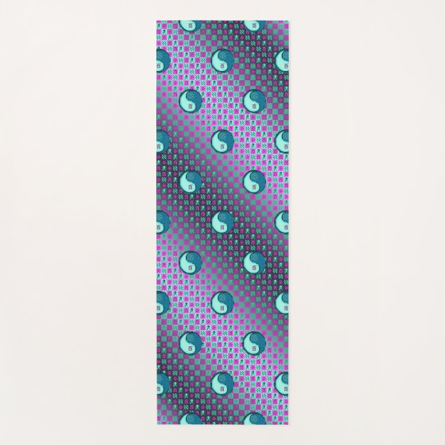 Aquarius & Water-Rooster Yogamatte (Vorderseite)