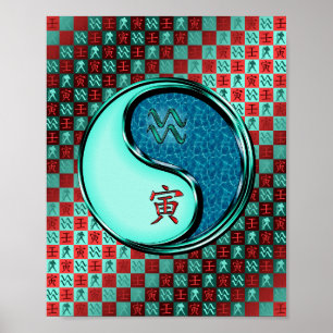 Aquarius & Water Tiger Poster