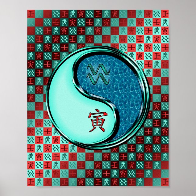 Aquarius & Water Tiger Poster (Vorne)
