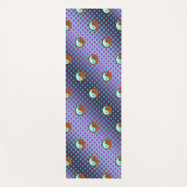 Aquarius & Wood Boar Yogamatte (Vorderseite)