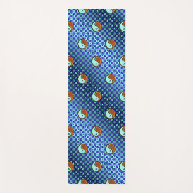 Aquarius & Wood Ox Yogamatte (Vorderseite)