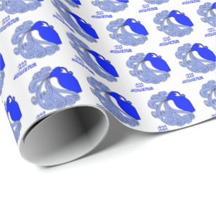 Aquarius Wrapping Paper Geschenkpapier