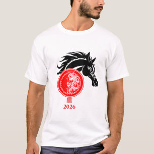Aquarius x Jahr des Pferdes 2026 T-Shirt