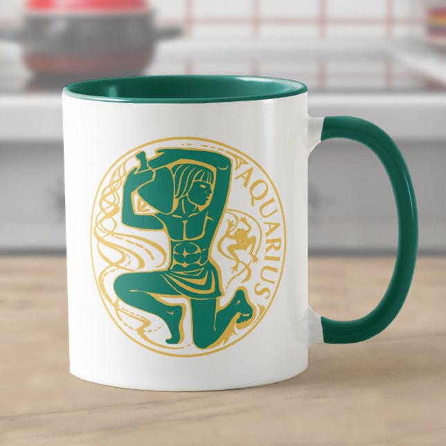 Aquarius-Zeichen Tasse (Von Creator hochgeladen)