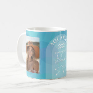 Aquarius Zodiac Astrologie Signieren Foto Geburtsd Kaffeetasse