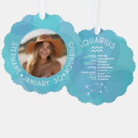 Aquarius Zodiac Astrologie Signieren Foto Geburtsd