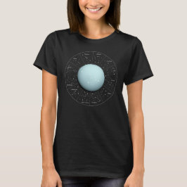 Aquarius Zodiac Astrologisches Zeichen - Planet Ur T-Shirt