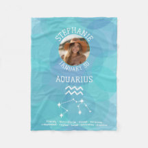 Aquarius Zodiac Astrology Sign Photo Birthdate