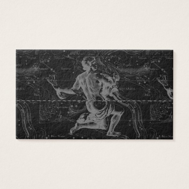 Aquarius Zodiac Constellation Hevelius 1690 (Vorderseite)