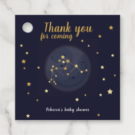 Aquarius zodiac Danke, Baby-Dusche Geschenkanhänger