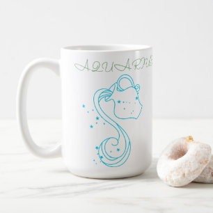 Aquarius Zodiac Design - Einzigartige Astrologie K Kaffeetasse