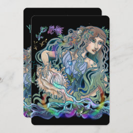 Aquarius Zodiac Einladung